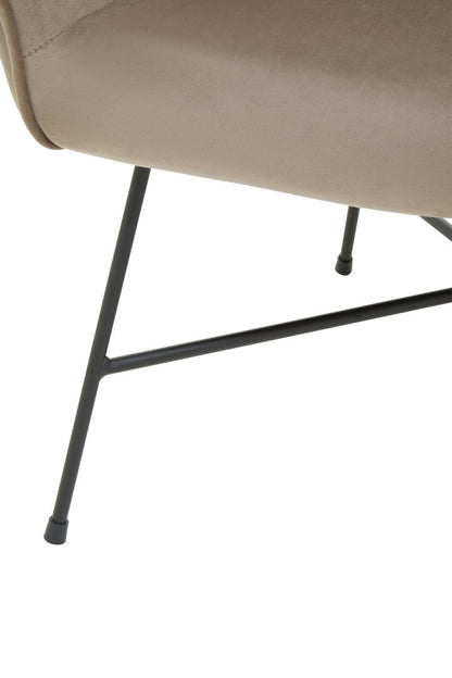 Richmond Mink Velvet Chair