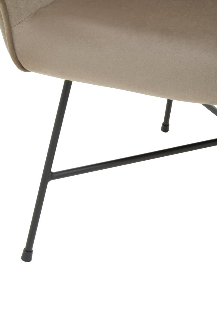 Richmond Mink Velvet Chair