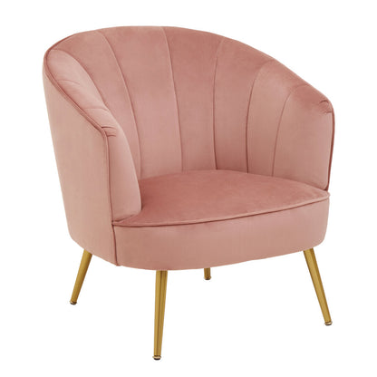 Durham Velvet Chair Pink 
