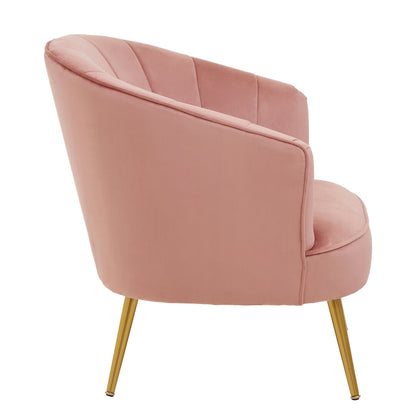 Durham Pink Velvet Chair