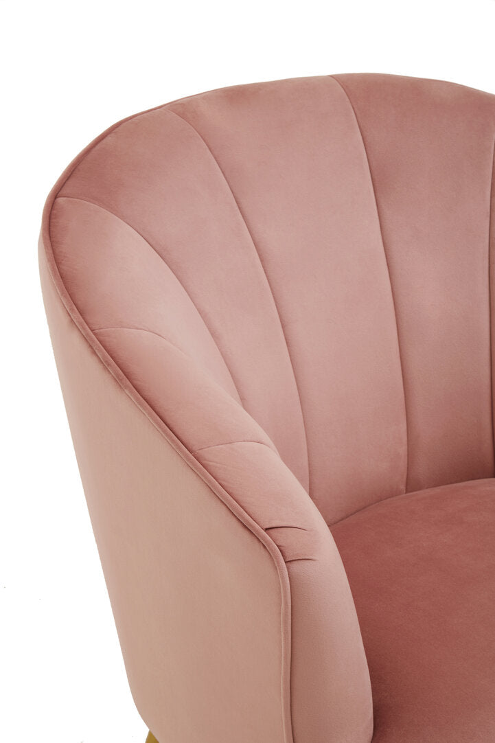 Durham Velvet Chair Pink 