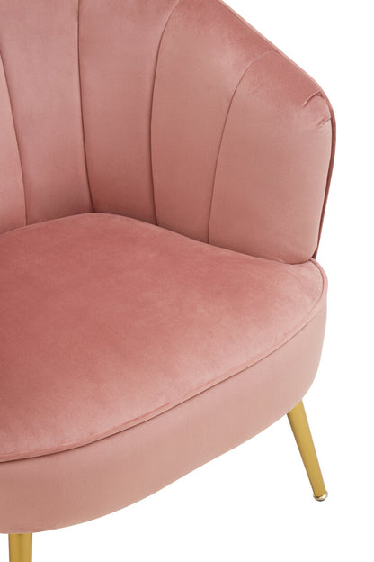Durham Pink Velvet Chair