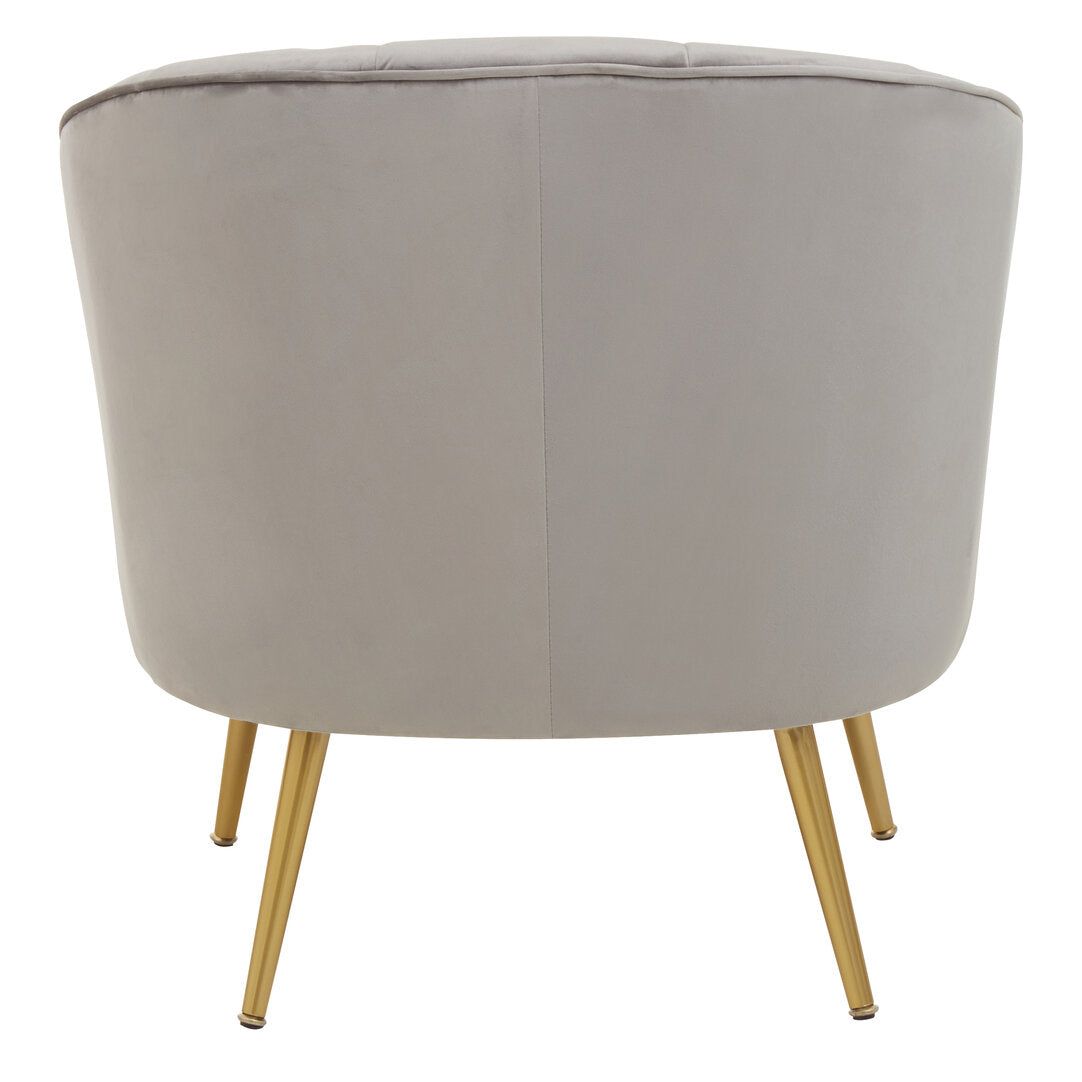 Durham Grey Velvet Chair