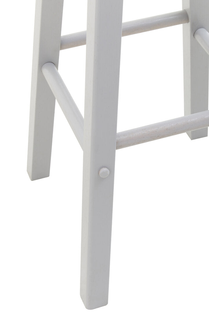 Chester Natural and Grey Wood Bar or Kitchen Stool