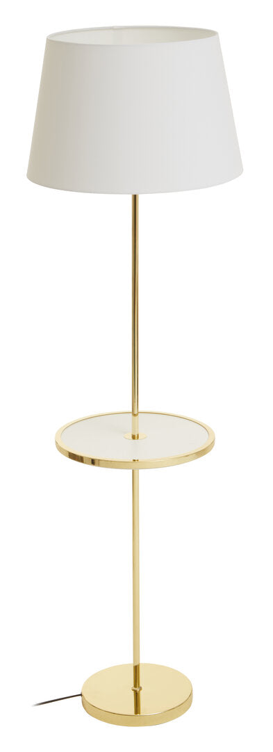 Richmond Shiny Brass Tapered Floor Lamp