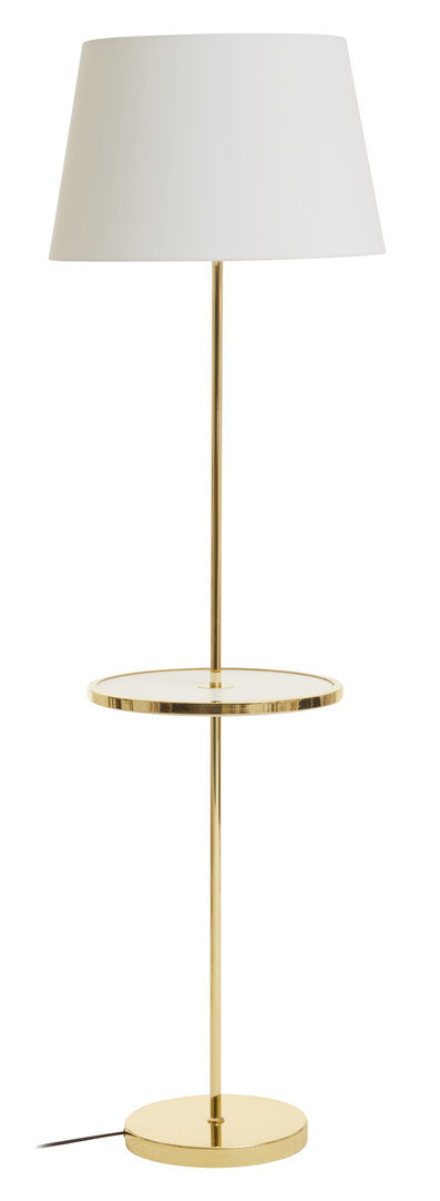 Richmond Shiny Brass Tapered Floor Lamp