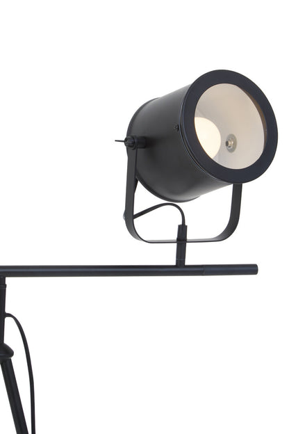 Richmond Two Spotlight Matte Black Tripod Floor Lamp
