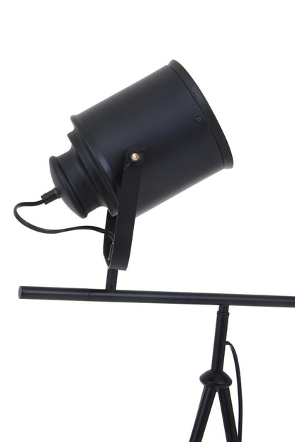 Richmond Two Spotlight Matte Black Tripod Floor Lamp