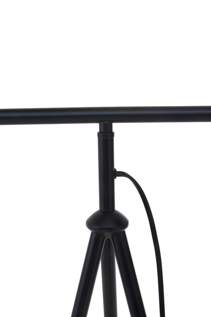Richmond Two Spotlight Matte Black Tripod Floor Lamp