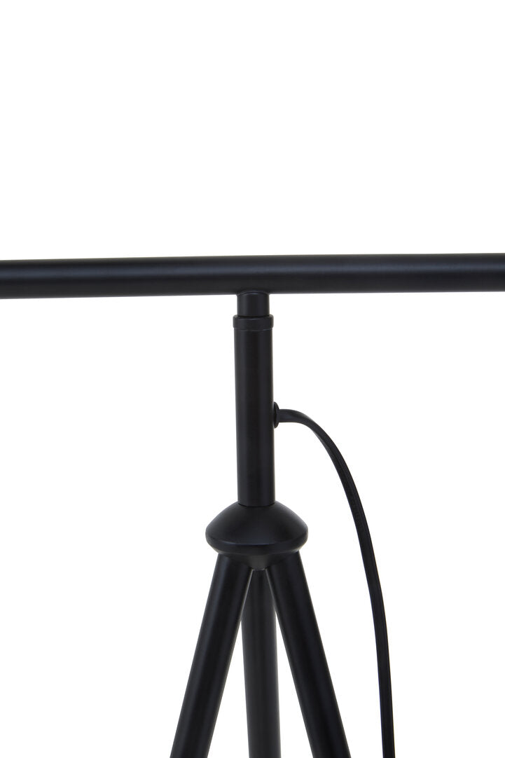 Richmond Two Spotlight Matte Black Tripod Floor Lamp