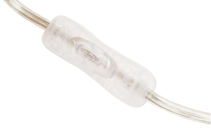 Lincoln Clear Crystal Table Lamp With Chrome Base