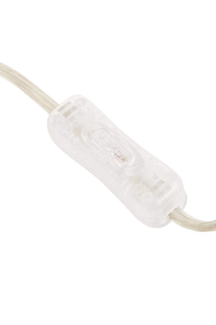 Milan Black Crystal Table Lamp With Metal Base