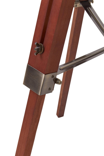 Seville Tripod Floor Lamp With Brown Base