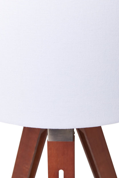 Seville Tripod Floor Lamp With Brown Base