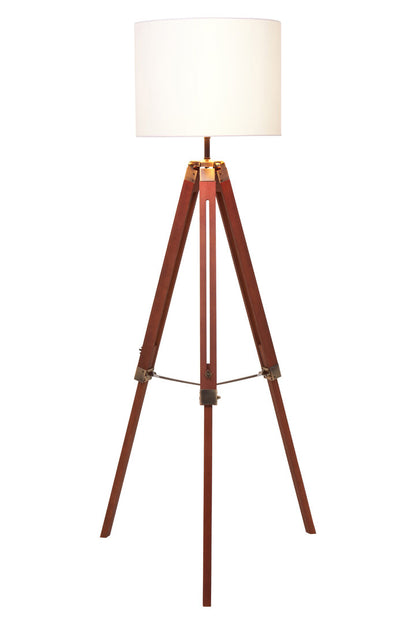 Seville Tripod Floor Lamp With Brown Base