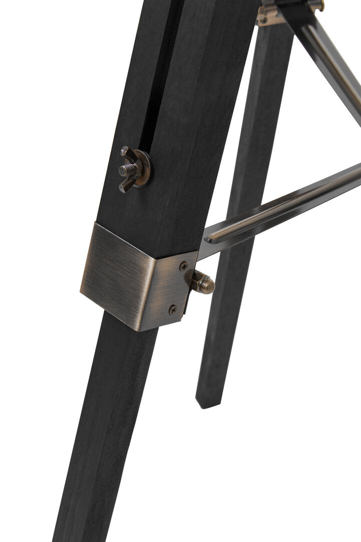 Seville Tripod Floor Lamp With Black Base