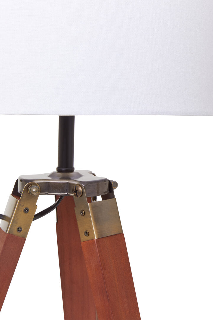 Seville Tripod Table Lamp With Brown Base