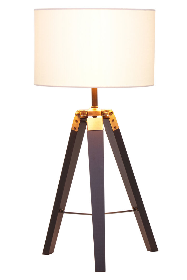 Seville Tripod Table Lamp With Black Base