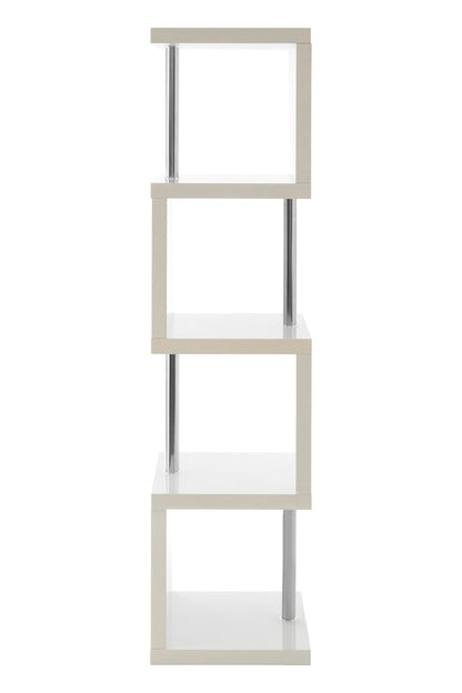 Amalfi 4 Tier White Gloss Shelf Unit