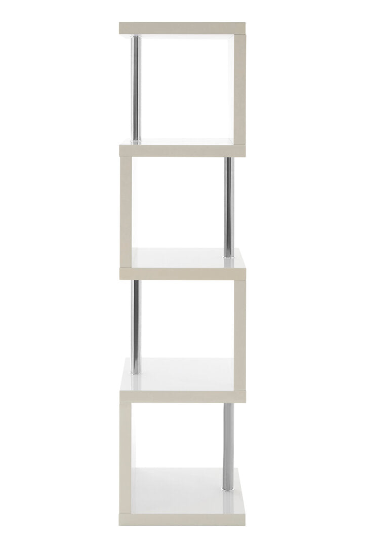 Amalfi 4 Tier White Gloss Shelf Unit