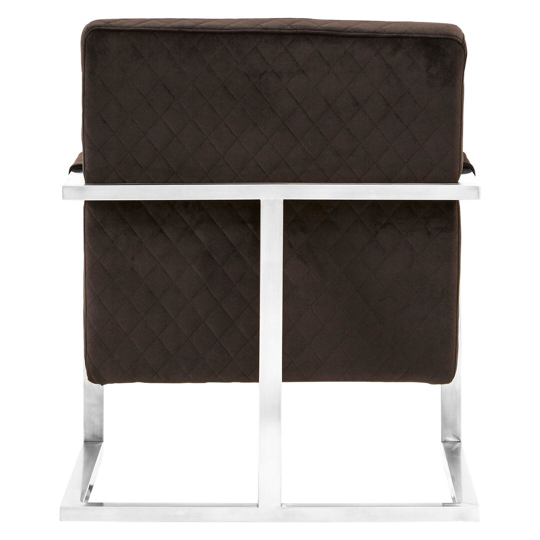 Mayfair Black Fabric Armchair