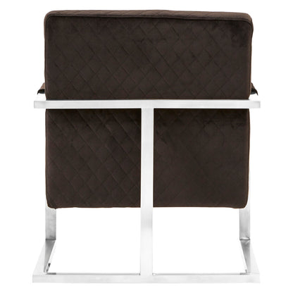 Mayfair Black Fabric Armchair