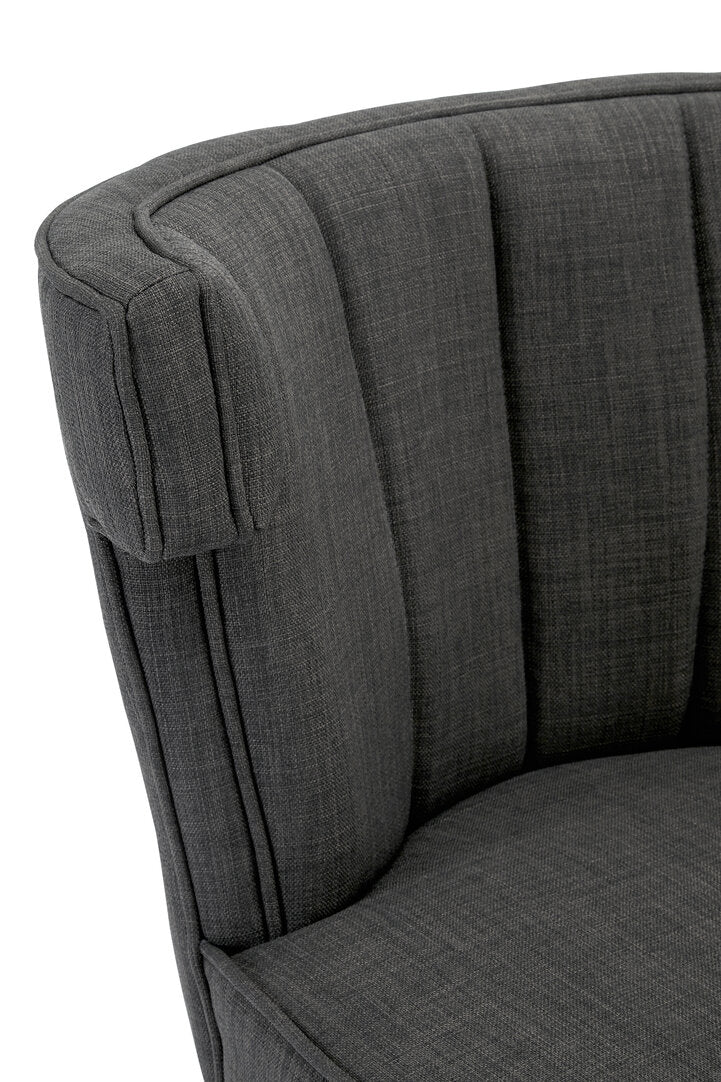 Amalfi Grey Polyester Dining Chair