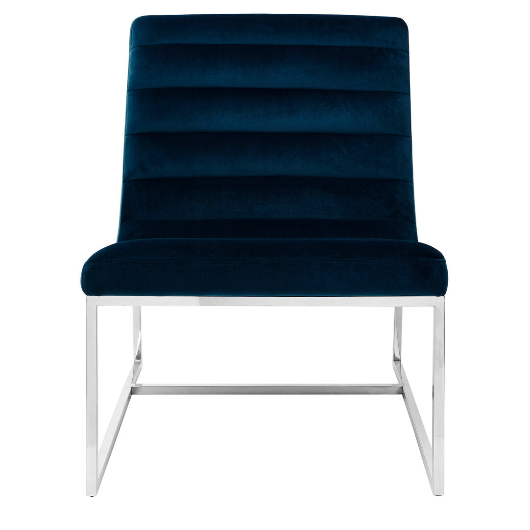 Valencia Midnight Velvet Lounge Chair
