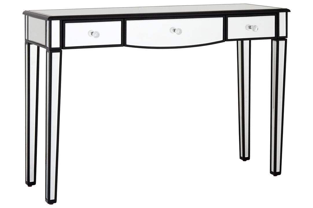 Oxford 3 Drawer Console Table With Mirror Frame