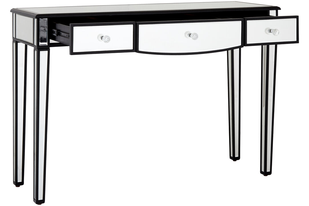 Oxford 3 Drawer Console Table With Mirror Frame