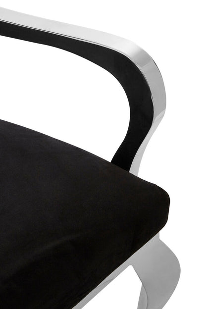 Porto Silver Baroque Chair