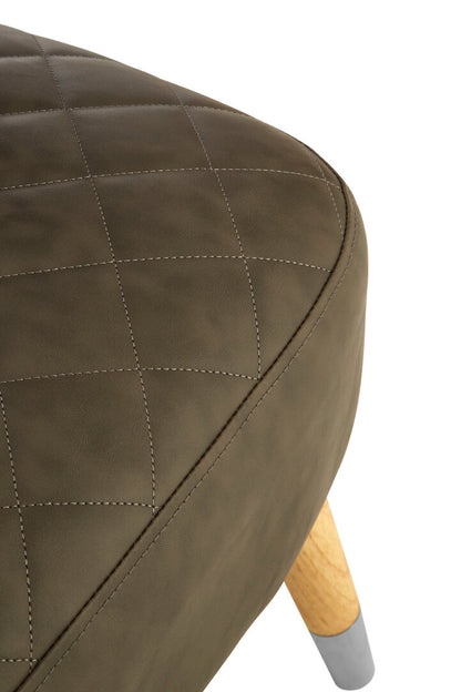 Soho Brown Leather Effect Accent Chair