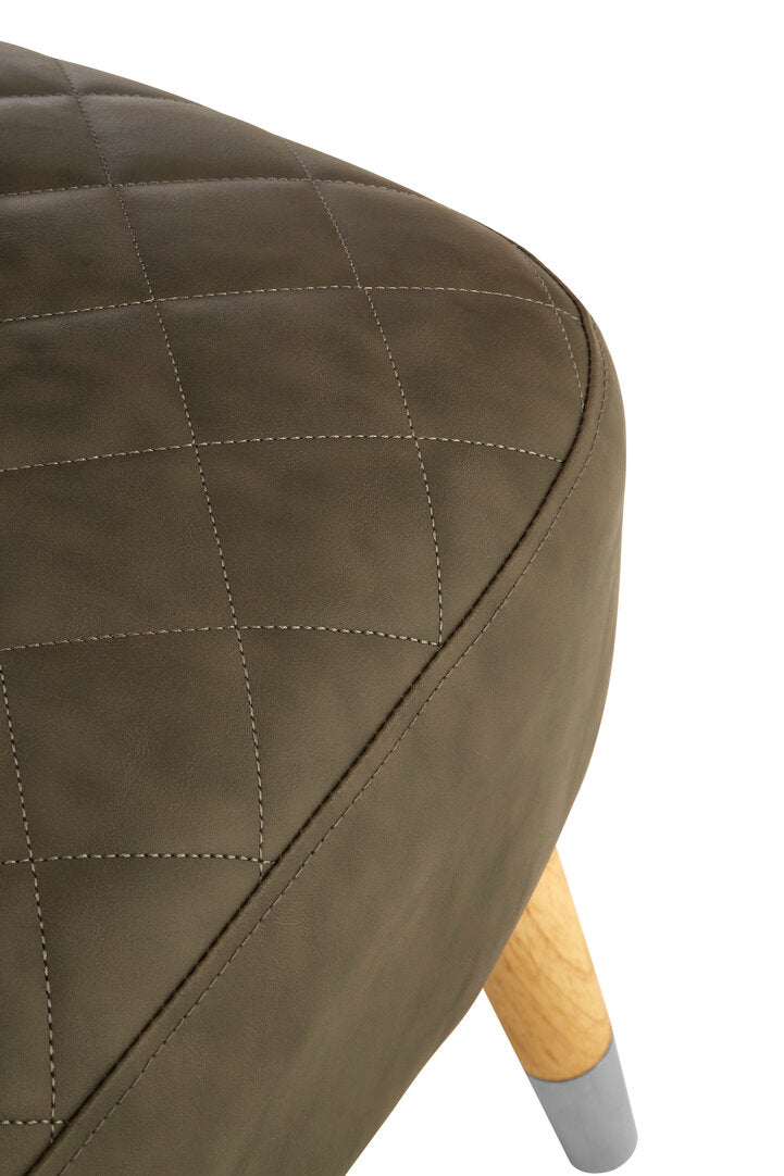 Soho Brown Leather Effect Accent Chair