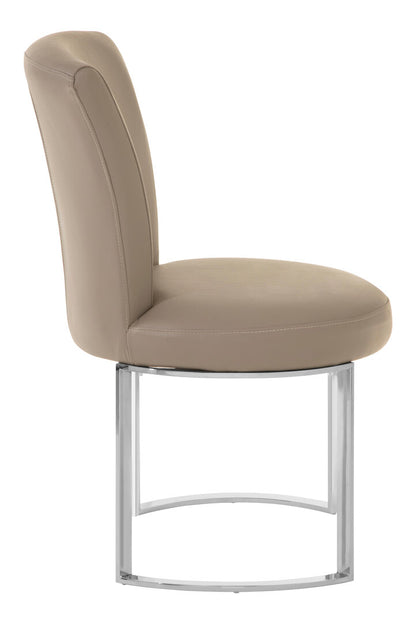 Notting Grey Faux Leather Dining Chair