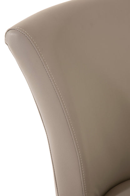 Notting Grey Faux Leather Dining Chair