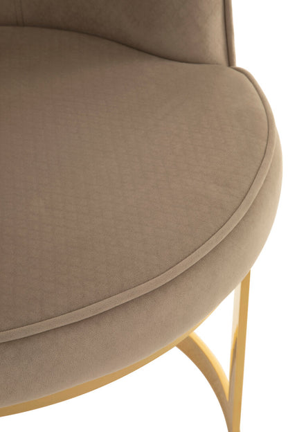 Notting Beige Velvet Dining Chair
