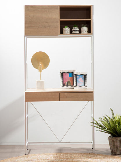 Penzance Natural Oak Veneer Effect Desk
