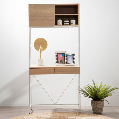 Penzance Natural Oak Veneer Effect Desk