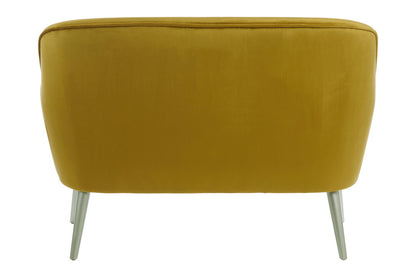 Como Mustard Velvet Sofa
