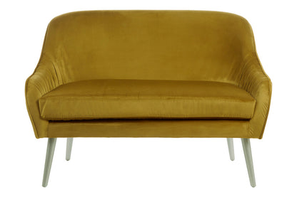 Como Mustard Velvet Sofa