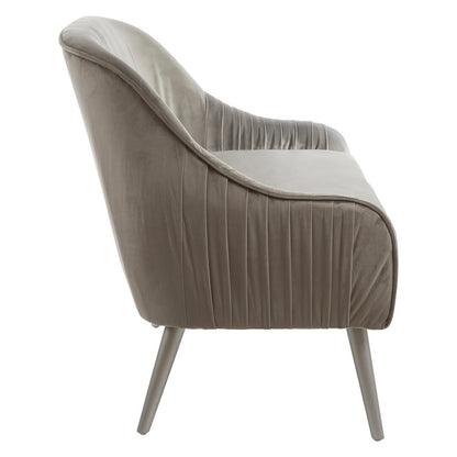 Como Grey Velvet Sofa