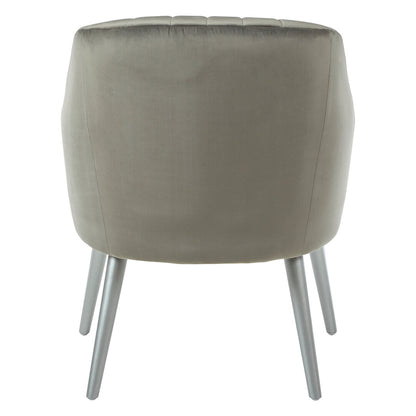 Como Grey Fabric Armchair
