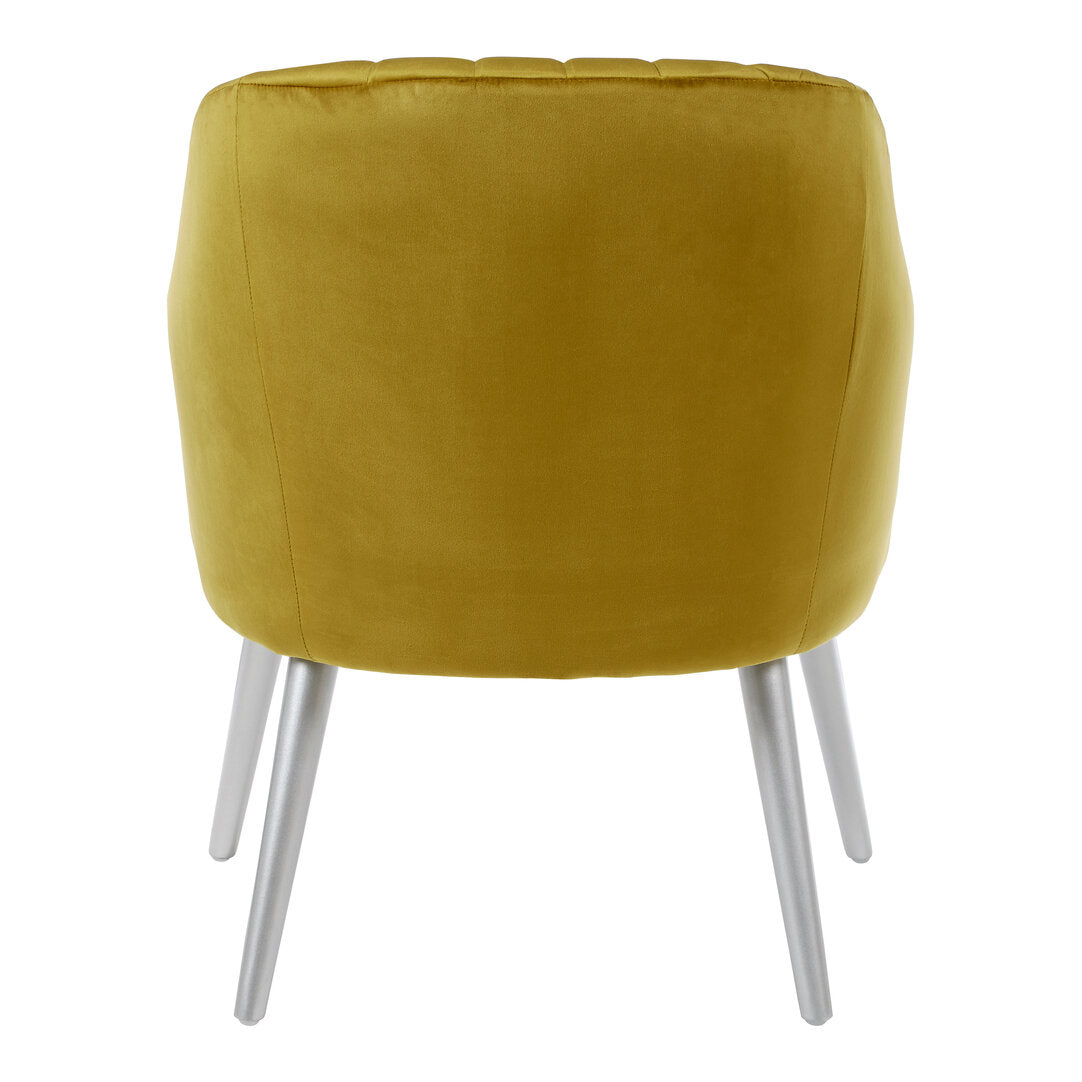 Como Mustard Fabric Armchair