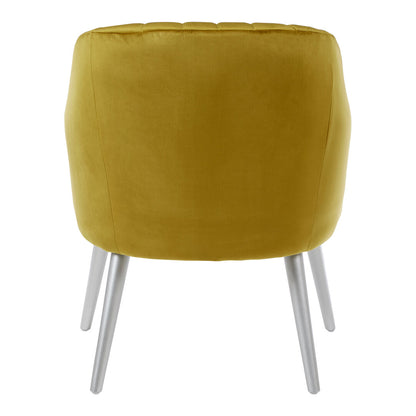 Como Mustard Fabric Armchair