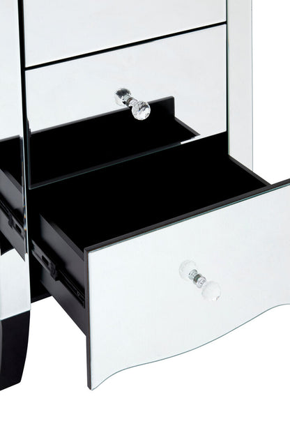 Oxford Chest of 5 Drawer With Mirror Frame