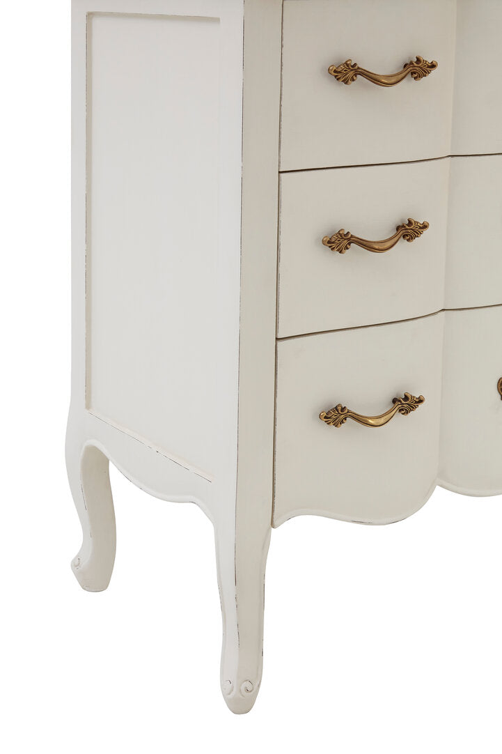 Stirling 3 Drawer White Chest