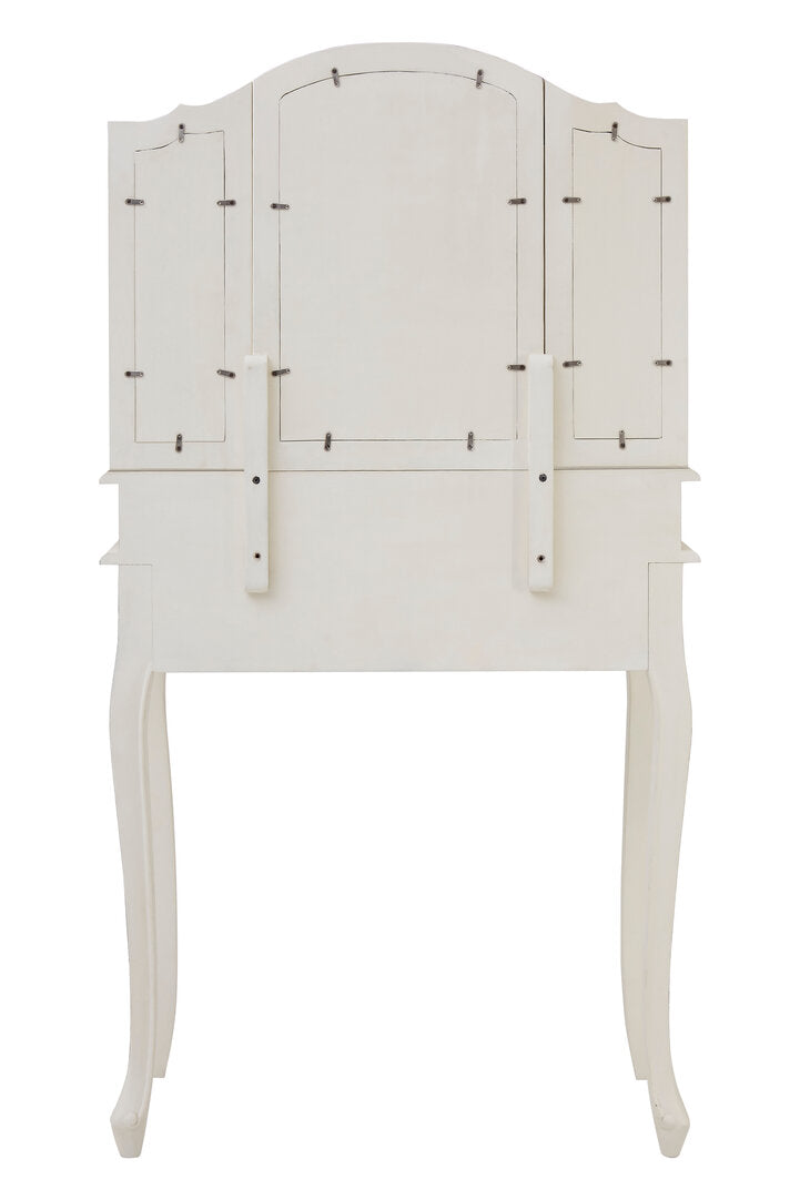 Stirling Dressing Table With Mirror White