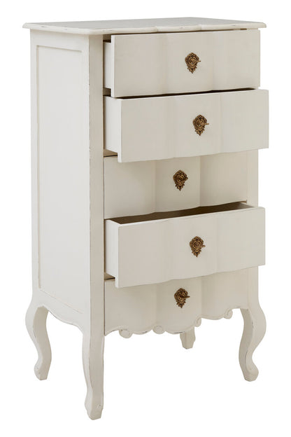 Stirling 5 Drawer White Chest
