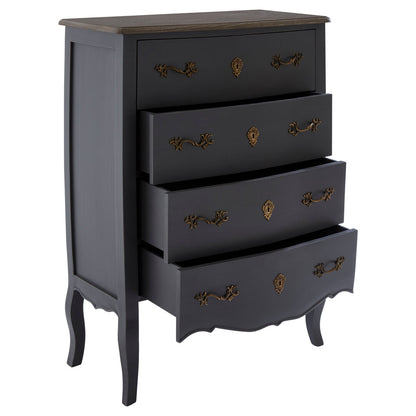 Stirling 4 Drawer Dark Grey Chest