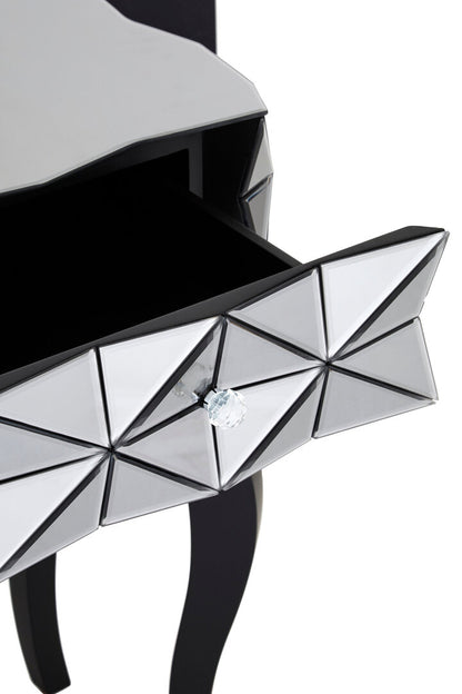 Chester 2 Drawer Bed Side Table in 3D effect